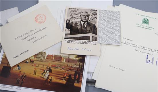 A collection of historical and political autographs